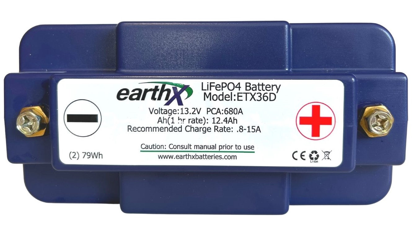 EarthX | Lithium Battery | ETX36D | K Tuning