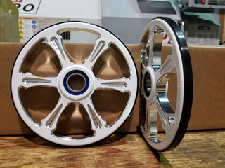 Tricked Toys | Billet Wheel | Bullet | K Tuning | White