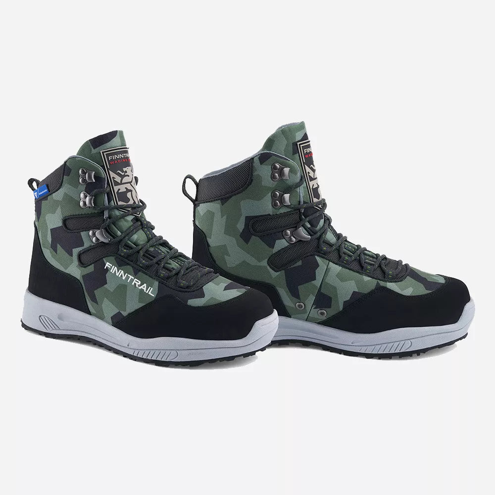 Boots - SPORTSMAN - Wading Boots - Camo Army - Finntrail - K Tuning 