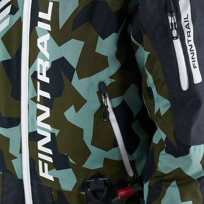 Snowmobile overalls - Wide Track 22 - Camo Army - Finntrail - K Tuning 