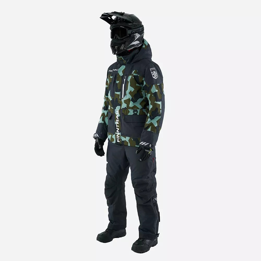 Snowmobile overalls - Powerman 22 - Camo Army - Finntrail - K Tuning 