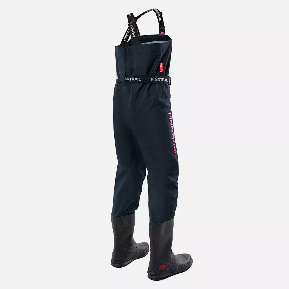 RACHEL - Waders - Graphite - Bootfoot - For Women - Finntrail - K Tuning 
