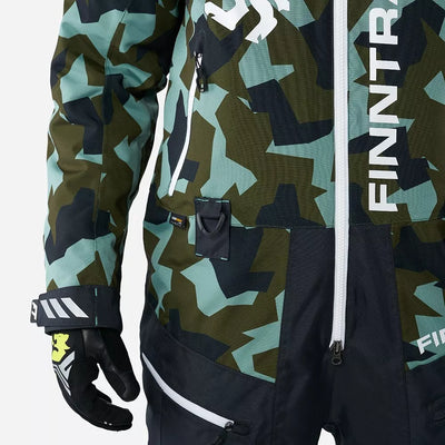Snowmobile overalls - Wide Track 22 - Camo Army - Finntrail - K Tuning 