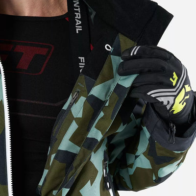 Snowmobile overalls - Wide Track 22 - Camo Army - Finntrail - K Tuning 