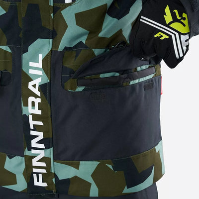 Snowmobile overalls - Powerman 22 - Camo Army -  Finntrail - PRE-ORDER 23/24 - K Tuning 