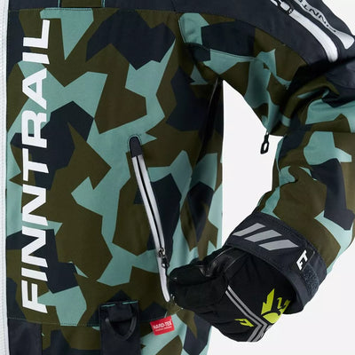 Snowmobile overalls - Wide Track 22 - Camo Army - Finntrail - K Tuning 